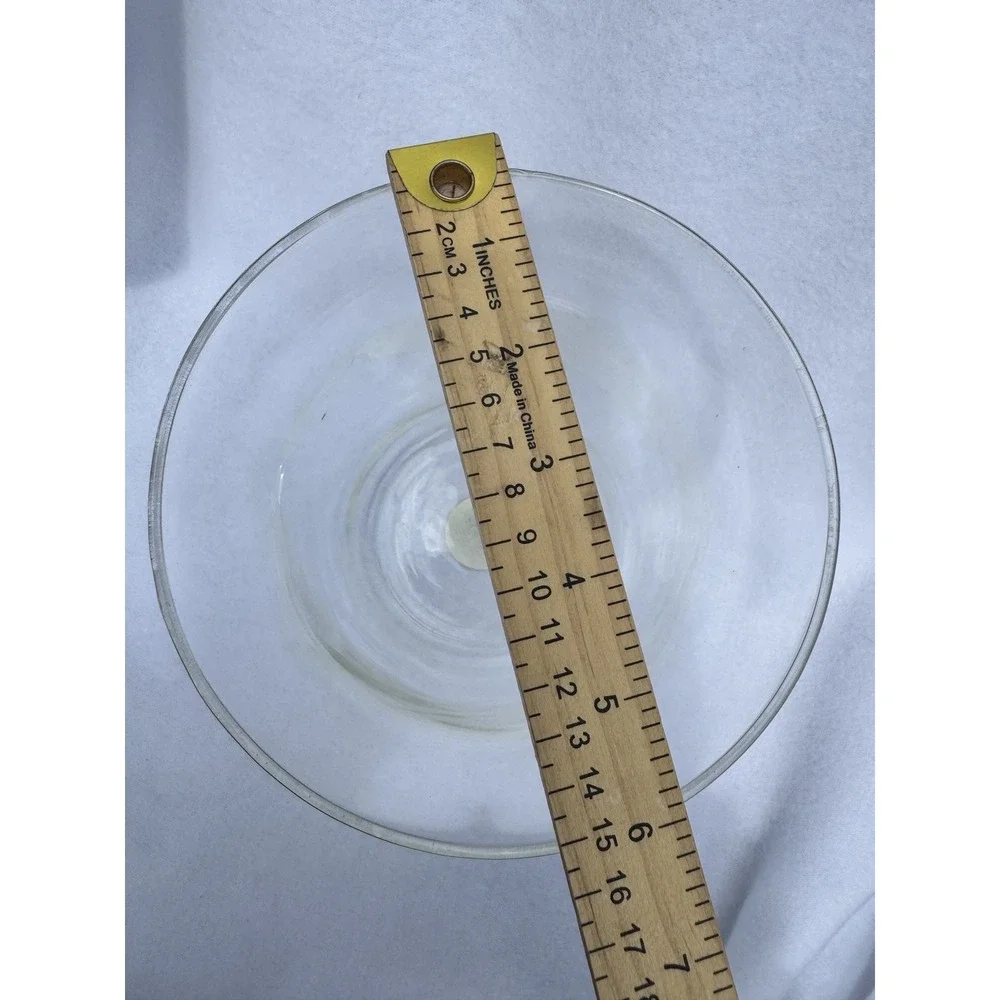 Colonial Candle Glass Hurricane Vase N6058 Clear Flared‎ Candle Holder